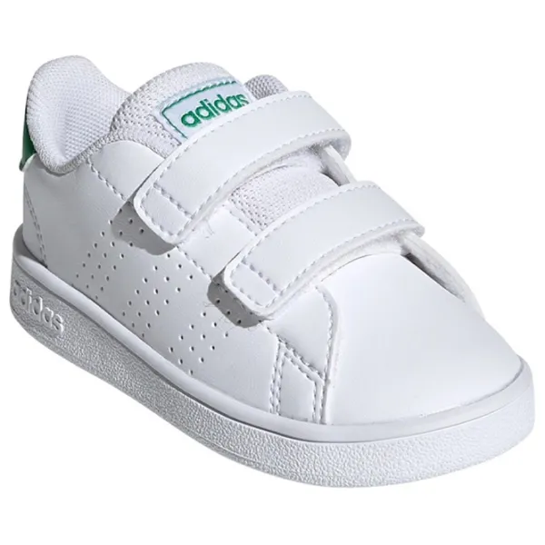 Кеды для мальчиков Adidas Advantage Court Lifestyle Hook-And-Loop Демисезон/ White photo 1