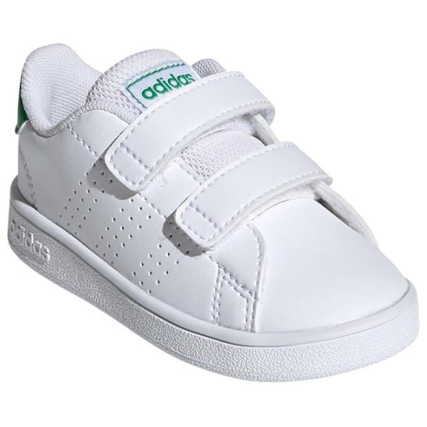 Кеды для мальчиков Adidas Advantage Court Lifestyle Hook-And-Loop Демисезон/ White photo 1