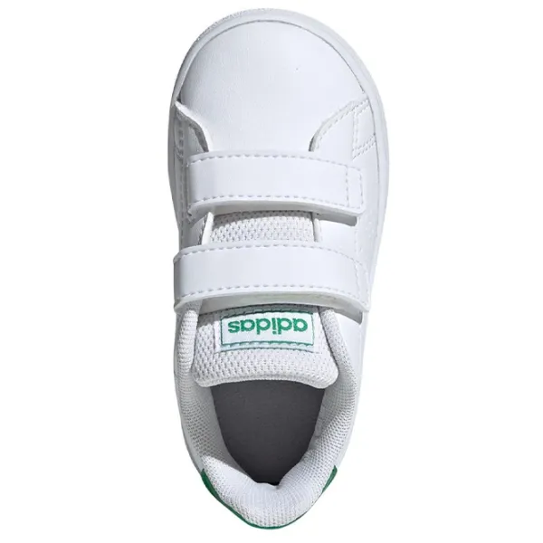 Кеды для мальчиков Adidas Advantage Court Lifestyle Hook-And-Loop Демисезон/ White photo 4