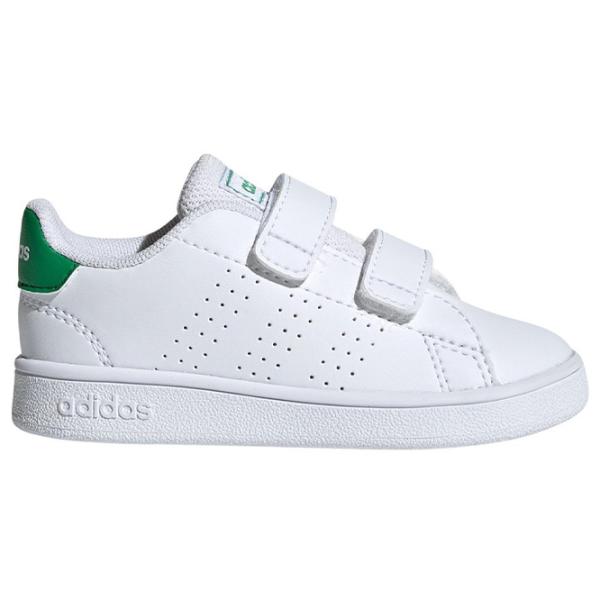 Кеды для мальчиков Adidas Advantage Court Lifestyle Hook-And-Loop Демисезон/ White photo 5