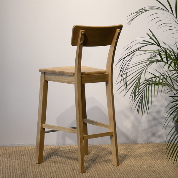Scaun de bar Mobicasa Urbano Natur Lemn/ Lemn/ Wood photo 4