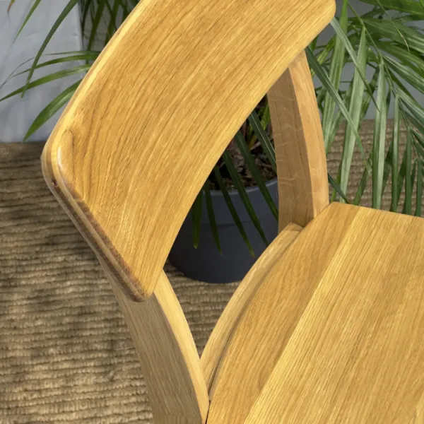 Scaun de bar Mobicasa Urbano Natur Lemn/ Lemn/ Wood photo 5