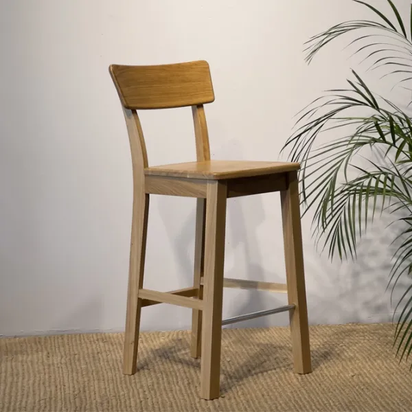 Scaun de bar Mobicasa Urbano Natur Lemn/ Lemn/ Wood photo 6
