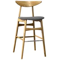 Барный стул Mobicasa Mario Ткань/ Дерево/ Wood