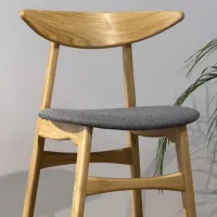 Барный стул Mobicasa Mario Ткань/ Дерево/ Wood photo 3