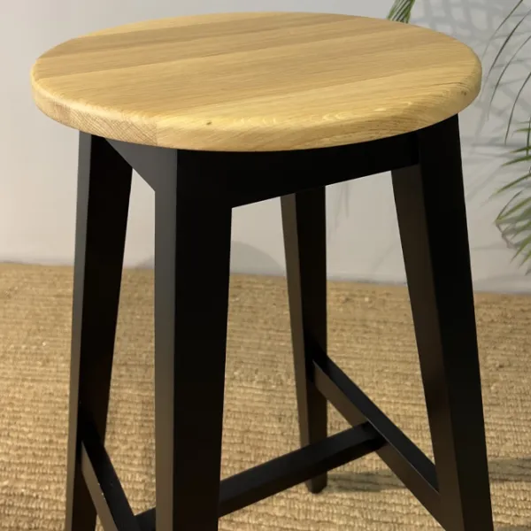 Scaun de bar Mobicasa Renata Lemn/ Lemn/ Wood photo 3