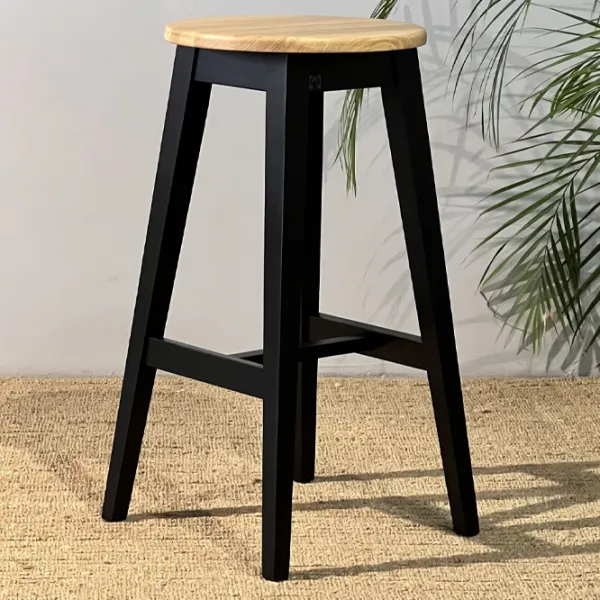 Scaun de bar Mobicasa Renata Lemn/ Lemn/ Wood photo 4