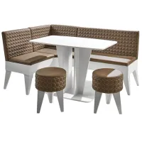 Colț de bucătărie Ambianta Pandora Stânga/ White