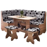 Кухонный уголок Ambianta Cleo-2 Левый/ Bordolino