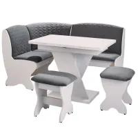 Colț de bucătărie Ambianta Saxonia Dreapta/ White