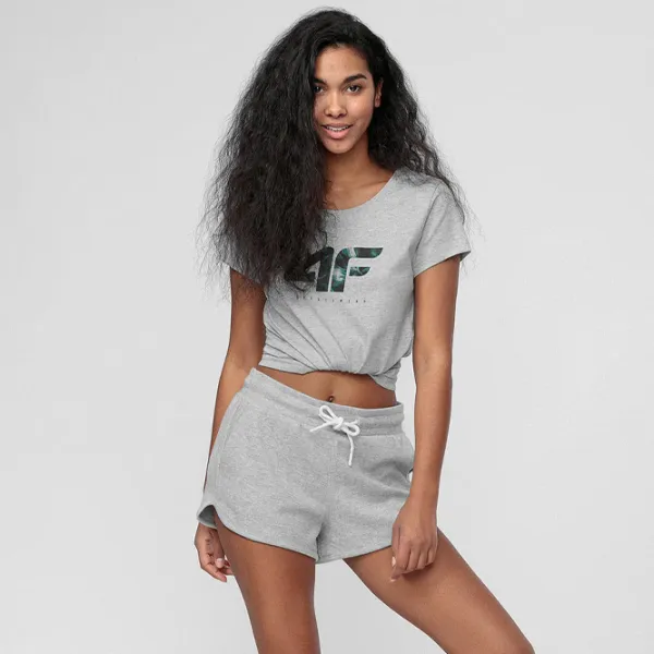 Шорты для женщин 4F h4l21-skdd015 XS/ Light Grey photo 2 Шорты для женщин 4F h4l21-skdd015 XS/ Light Grey photo 2