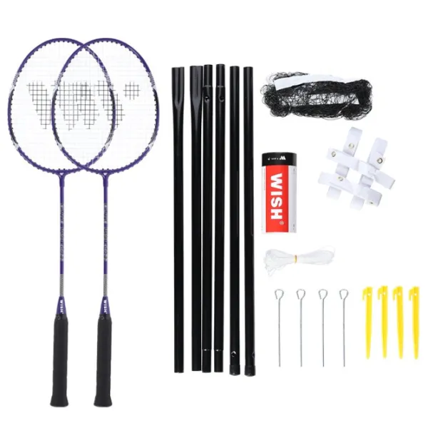 Set de palete Wish ALUMTEC 4466  Pentru badminton / Alungit / Plastic photo 1 Set de palete Wish ALUMTEC 4466  Pentru badminton / Alungit / Plastic photo 1