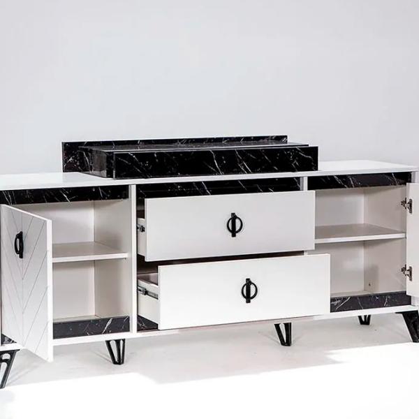 Masă de toaletă Moda Life Avrupa console PAL/ White photo 2 Masă de toaletă Moda Life Avrupa console PAL/ White photo 2