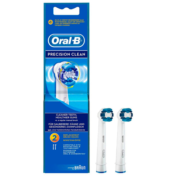 Rezervă pentru periuțe de dinți Braun EB20RX-2 Pentru maturi/ White photo 2