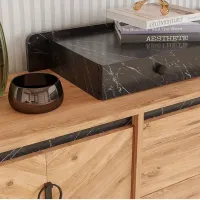 Masă de toaletă Moda Life Avrupa console PAL/ Brown photo 4