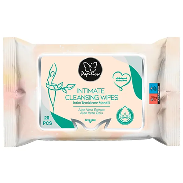 Șervețele umede Papilion Intimate Cantitatea în set - 20 photo 1 Șervețele umede Papilion Intimate Cantitatea în set - 20 photo 1