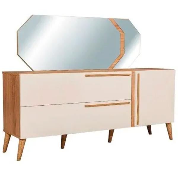 Masă de toaletă Moda Life Alize console PAL/ Brown photo 1 Masă de toaletă Moda Life Alize console PAL/ Brown photo 1
