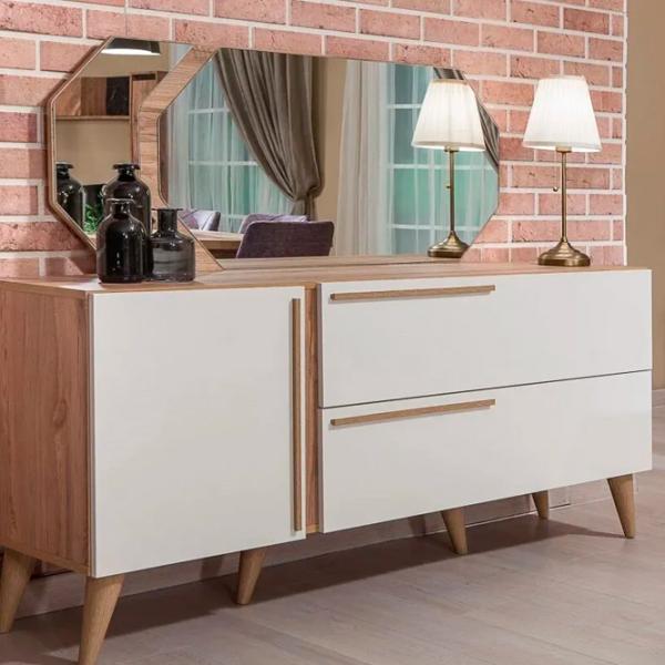 Masă de toaletă Moda Life Alize console PAL/ Brown photo 2 Masă de toaletă Moda Life Alize console PAL/ Brown photo 2