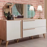 Masă de toaletă Moda Life Alize console PAL/ Brown photo 2