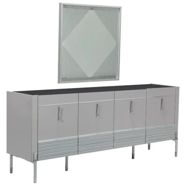Masă de toaletă Moda Life Romeo console PAL/ Gray photo 1