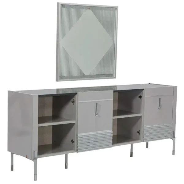 Masă de toaletă Moda Life Romeo console PAL/ Gray photo 2