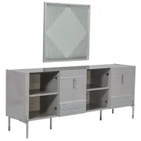 Masă de toaletă Moda Life Romeo console PAL/ Gray photo 2