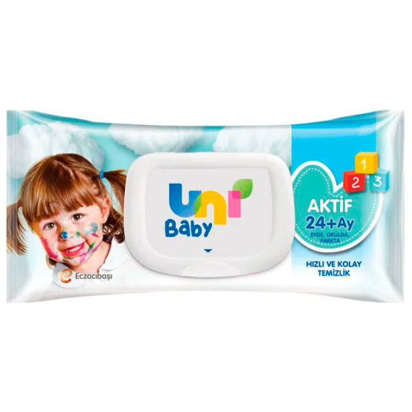 Șervețele umede Uni Baby Active Cantitatea în set - 72 photo 1 Șervețele umede Uni Baby Active Cantitatea în set - 72 photo 1