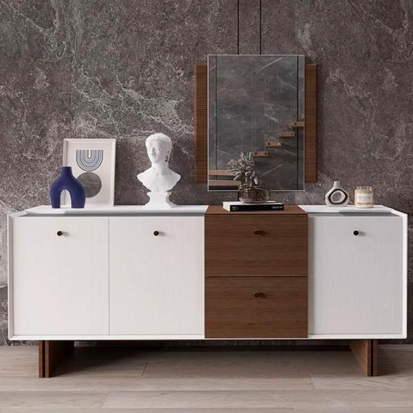Masă de toaletă Moda Life Linen console PAL/ White photo 1 Masă de toaletă Moda Life Linen console PAL/ White photo 1