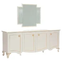 Masă de toaletă Moda Life Hurrem console PAL/ Cream