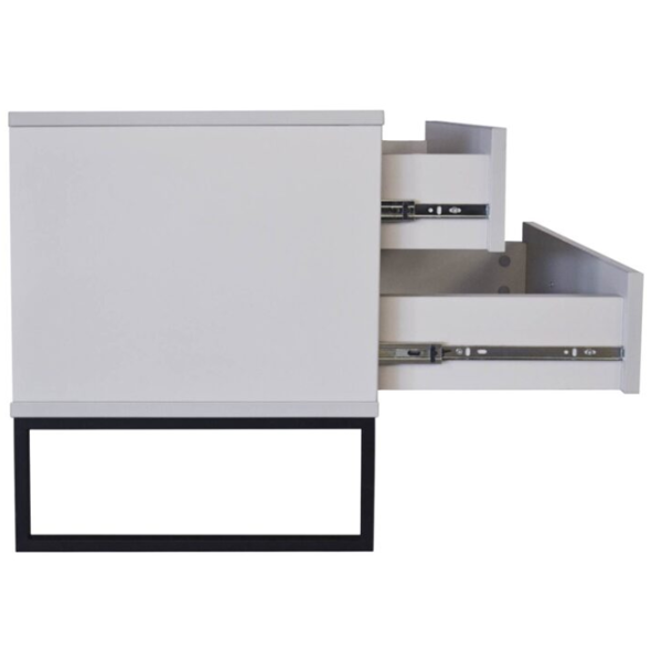 Noptiere Deco Fabiana 50 x 50 x 40/ PAL/ White photo 3