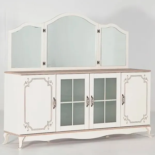 Masă de toaletă Moda Life Grand console PAL/ White photo 2 Masă de toaletă Moda Life Grand console PAL/ White photo 2