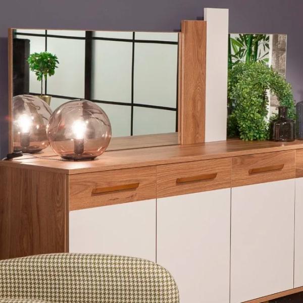 Masă de toaletă Moda Life Step console PAL/ Brown photo 2 Masă de toaletă Moda Life Step console PAL/ Brown photo 2