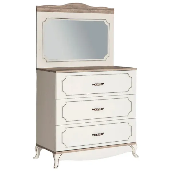 Masă de toaletă Moda Life Mira dresser PAL/ Cream photo 1 Masă de toaletă Moda Life Mira dresser PAL/ Cream photo 1