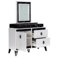 Masă de toaletă Moda Life Avrupa dresser PAL/ Black photo 2