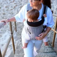 Marsupiu pentru copii DreamBaby G2206 (9312742422066) 15 kg/ Gray photo 3