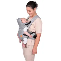Marsupiu pentru copii DreamBaby G265 (9312742402655) 15 kg/ Gray photo 3