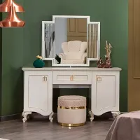 Masă de toaletă Moda Life Hurrem dresser PAL/ White photo 2
