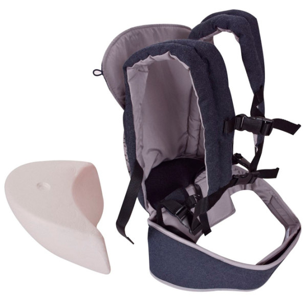 Marsupiu pentru copii Sevi Bebe 570 (8692241105709) 15 kg/ Gray photo 2