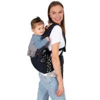 Marsupiu pentru copii Sevi Bebe 570 (8692241105709) 15 kg/ Gray photo 3