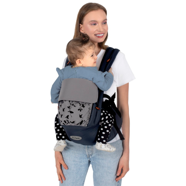 Marsupiu pentru copii Sevi Bebe 570 (8692241105709) 15 kg/ Gray photo 4