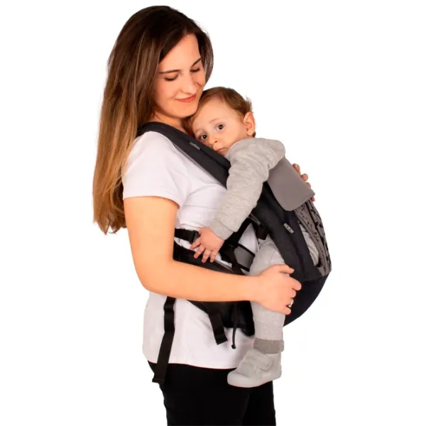 Marsupiu pentru copii Sevi Bebe 570 (8692241105709) 15 kg/ Gray photo 5