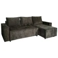 Угловой диван Mobilier Victoria NEO (Rinaldi 20) Ткань/ Графитовый