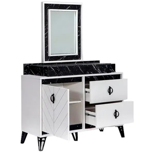 Masă de toaletă Moda Life Avrupa dresser PAL/ Black photo 2 Masă de toaletă Moda Life Avrupa dresser PAL/ Black photo 2