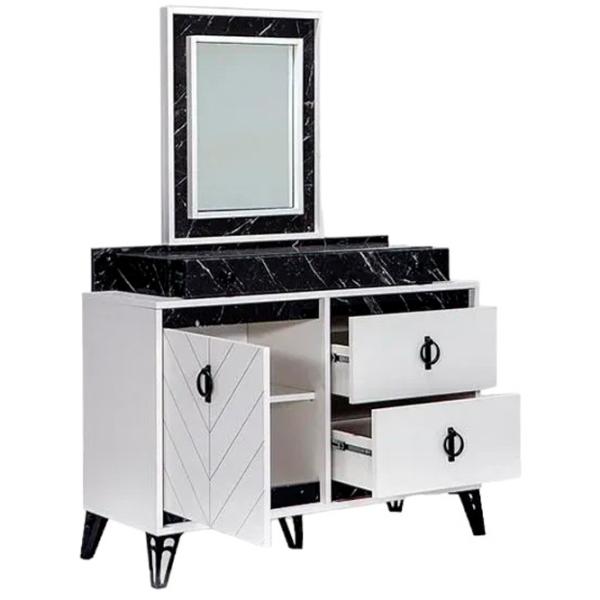 Masă de toaletă Moda Life Avrupa dresser PAL/ Black photo 2 Masă de toaletă Moda Life Avrupa dresser PAL/ Black photo 2