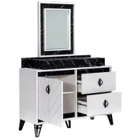 Masă de toaletă Moda Life Avrupa dresser PAL/ Black photo 2