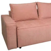 Угловой диван Mobilier Victoria NEO (Rinaldi 22) Ткань/ Pink photo 4