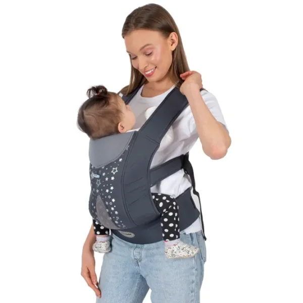 Marsupiu pentru copii Sevi Bebe 575 (8692241105754) 12 kg/ Gray photo 1