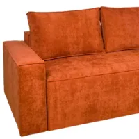 Canapea de colț Mobilier Victoria NEO (Rinaldi 23) Stofă/ Orange photo 4