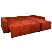 Canapea de colț Mobilier Victoria NEO (Rinaldi 24) Stofă/ Terracotta photo 2