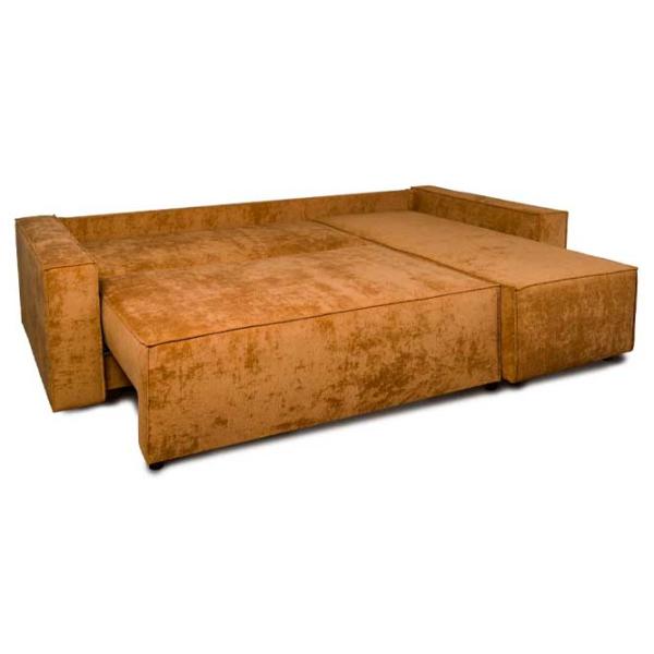 Угловой диван Mobilier Victoria NEO (Rinaldi 25) Ткань/ Brown photo 2